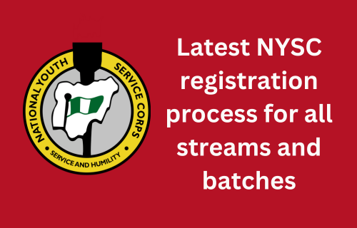 NYSC Registration Process 2024