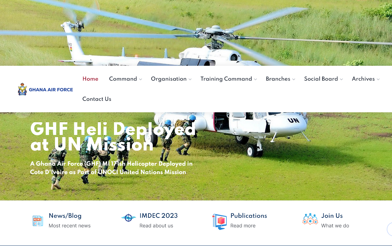 2024 Ghana Air Force Recruitment Portal Updates