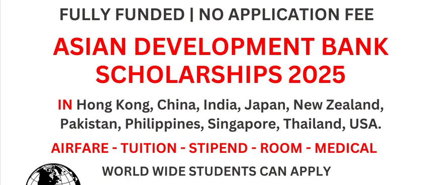 Apply Now: Asian Development Bank Scholarships 2025